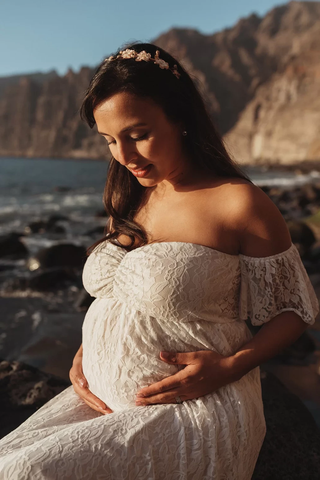 Pregnancy photoshoot in Tenerife
