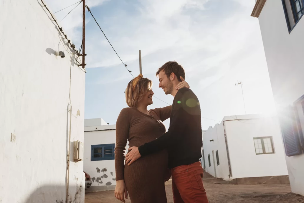 Pregnancy portrait photographer Lanzarote Lucilla Bellini